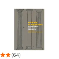 Libro "Entender la arquitectura" con ilustraciones de columnas, ideal para una introducción al tema.