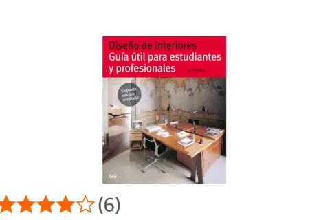 Libro "Diseño de interiores: Guía útil para estudiantes y profesionales", ideal para tu licenciatura en diseño de interiores.