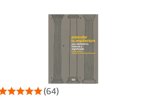 Libro "Entender la arquitectura" con ilustraciones de columnas, ideal para una introducción al tema.