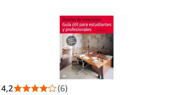 Libro "Diseño de interiores: Guía útil para estudiantes y profesionales", ideal para tu licenciatura en diseño de interiores.