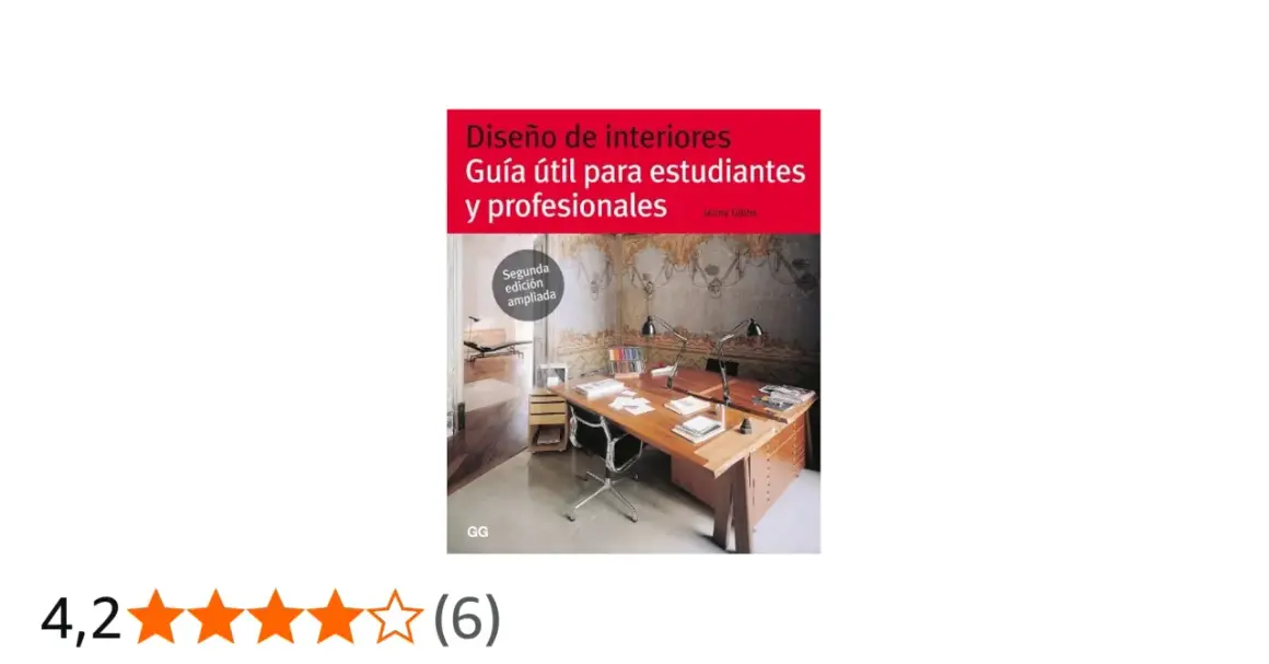 Libro "Diseño de interiores: Guía útil para estudiantes y profesionales", ideal para tu licenciatura en diseño de interiores.