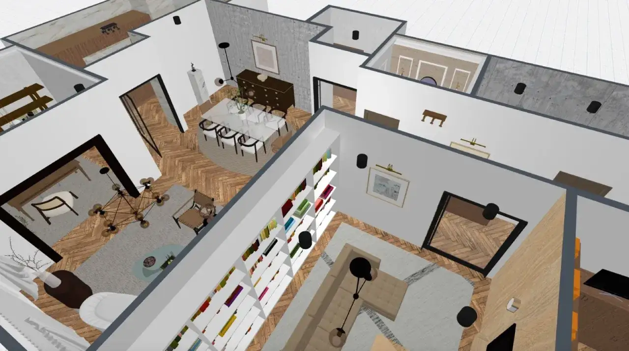 Dise&ntilde;o 3D de una casa moderna. La pregunta de cuanto vale un arquitecto para construir una casa se responde con esta visi&oacute;n detallada.