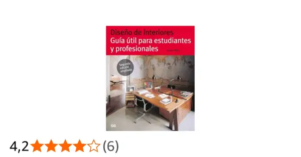 Libro "Diseño de interiores: Guía útil para estudiantes y profesionales", ideal para tu licenciatura en diseño de interiores.